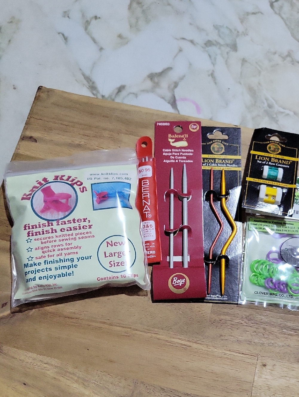 Assortment Of Knitting Items